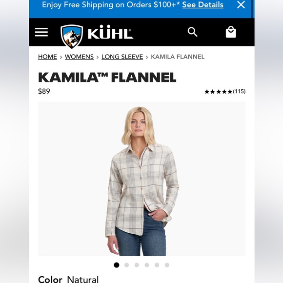 Kuhl Green Plaid Button Down Shirt - Picture 7 of 7